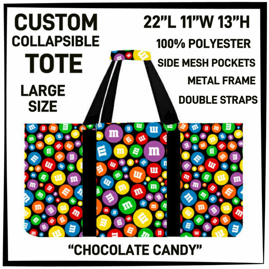 CT16 - Chocolate Candy Collapsible Tote - Preorder Closing 1/13 ETA: Mid March