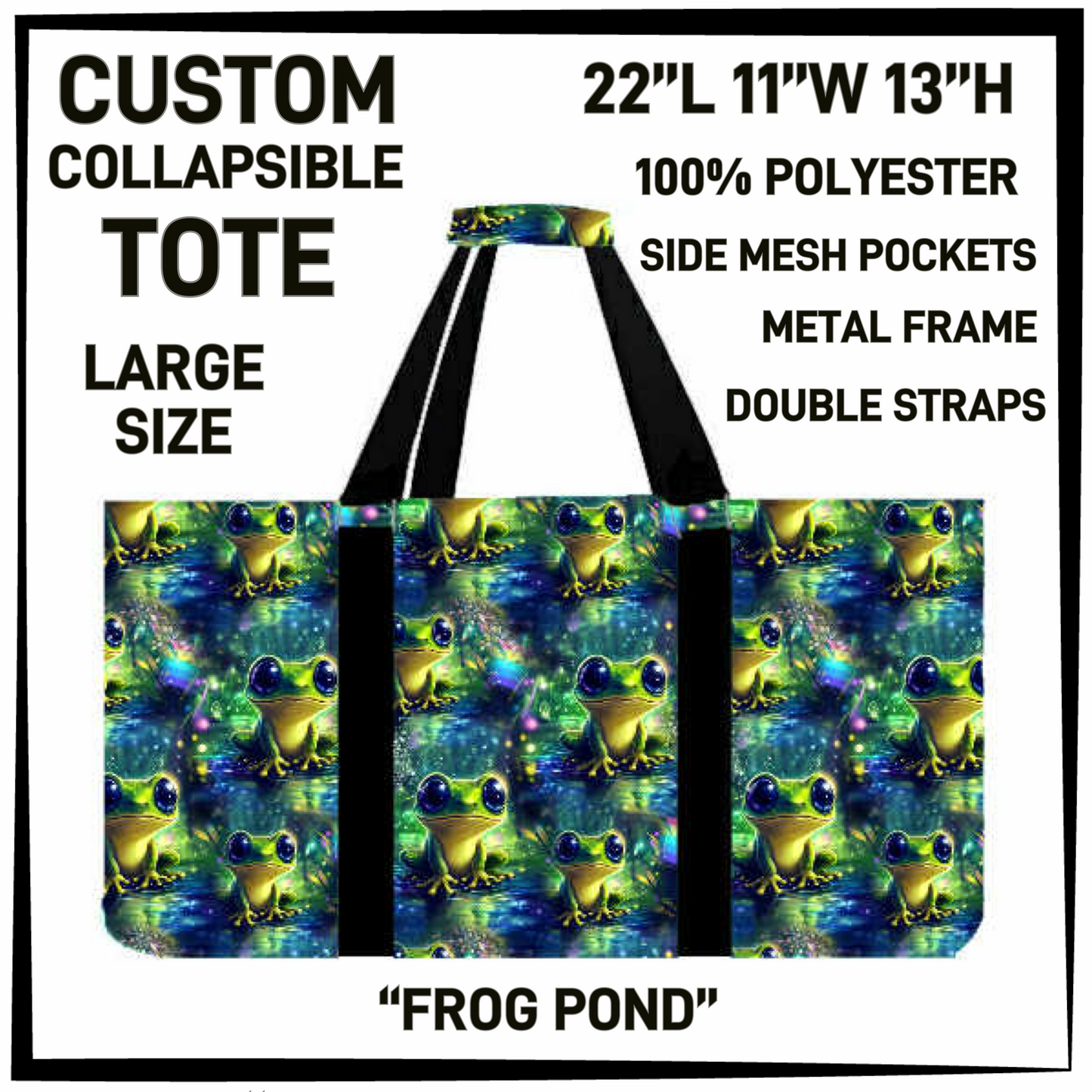 CT16 - Frog Pond Collapsible Tote - Preorder Closing 1/13 ETA: Mid March