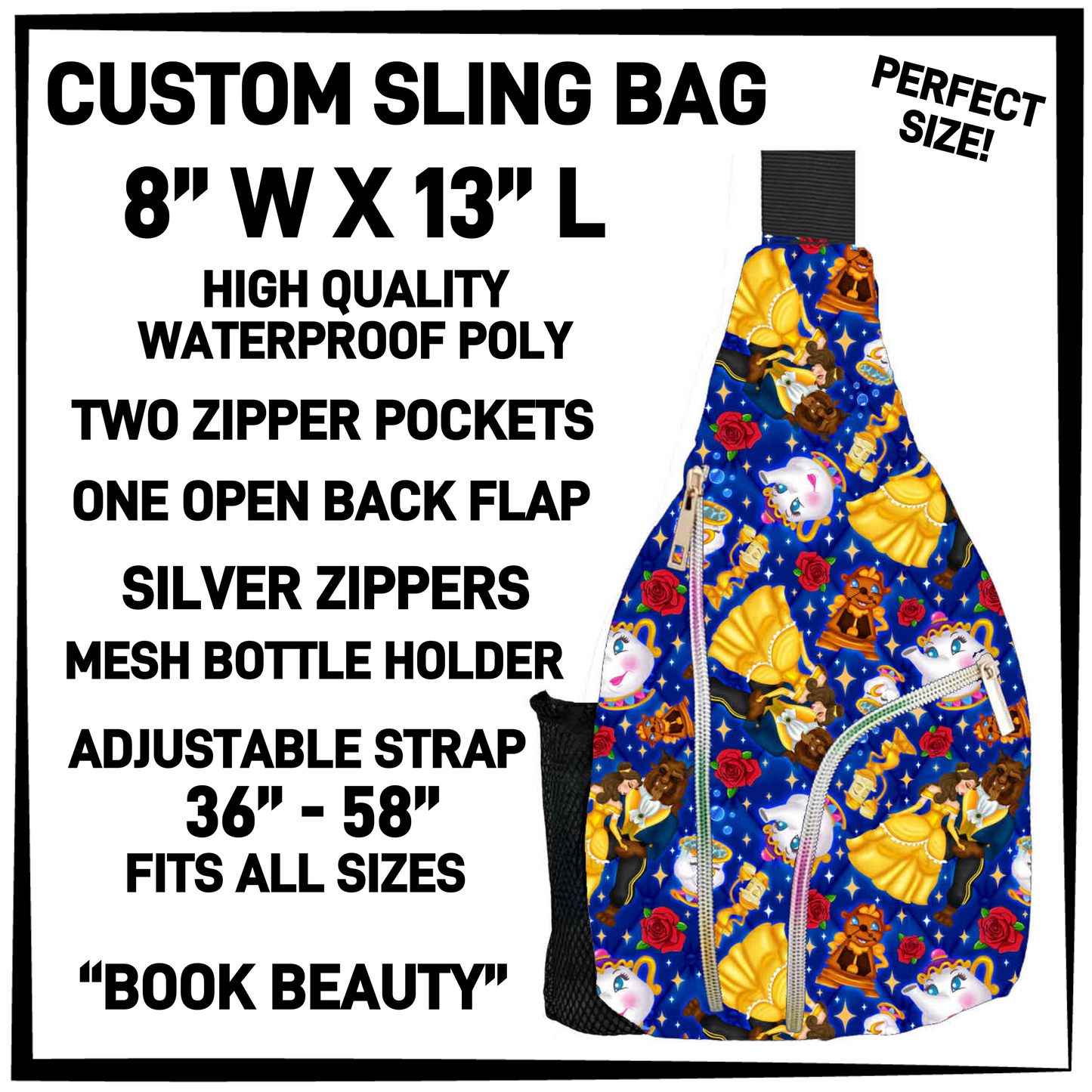 S13G - Book Beauty Sling Bag - Preorder Closing 1/15 ETA: Mid-March