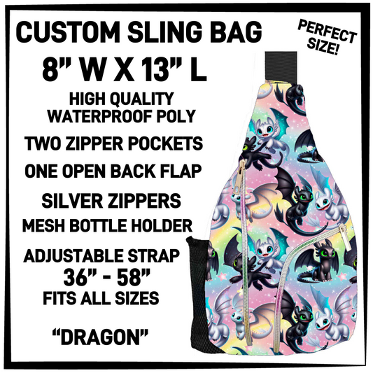 S13G - Dragon Sling Bag - Preorder Closing 1/15 ETA: Mid-March