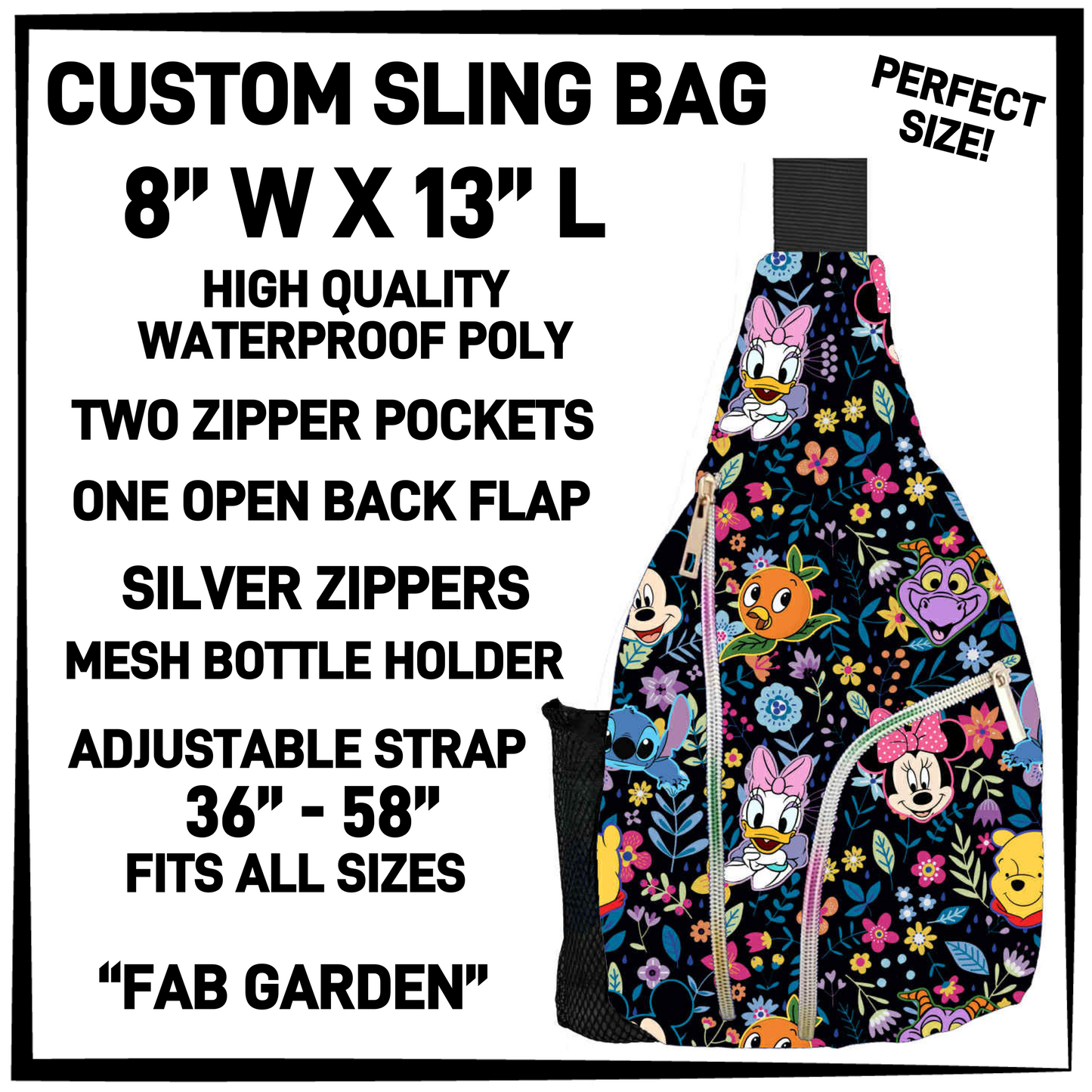 S13G - Fab Garden Sling Bag - Preorder Closing 1/15 ETA: Mid-March