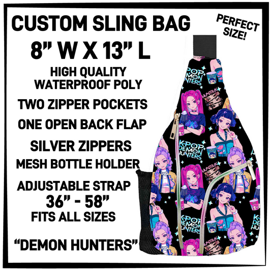 S13G - Demon Hunters Sling Bag - Preorder Closing 1/15 ETA: Mid-March