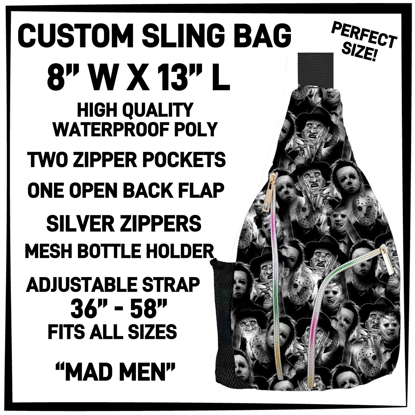 S13G - Mad Men Sling Bag - Preorder Closing 1/15 ETA: Mid-March