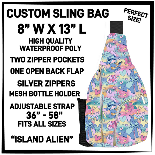 S13G - Island Alien Sling Bag - Preorder Closing 1/15 ETA: Mid-March