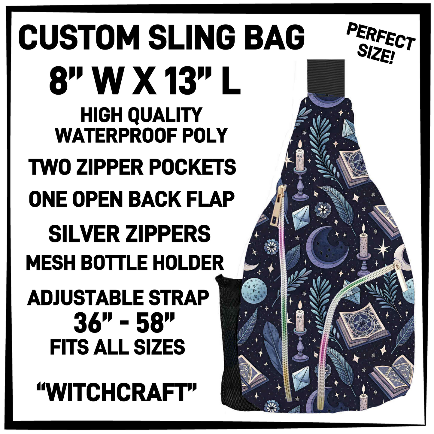 S13G - Witchcraft Sling Bag - Preorder Closing 1/15 ETA: Mid-March