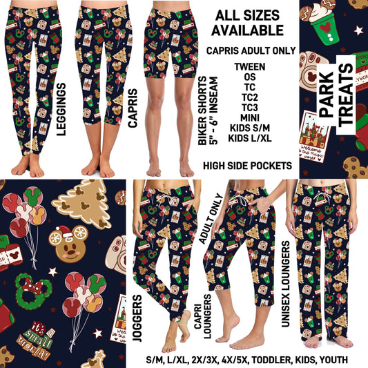 264BT - Park Treats Unisex Full Joggers/Full/Capri Loungers - Preorder ETA: Early Nov
