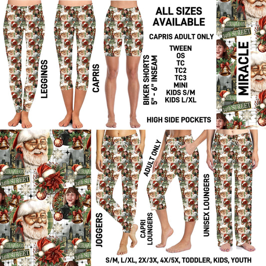 264BT - Miracle Biker/Capris/Leggings with High Side Pockets - Preorder ETA: Early Nov
