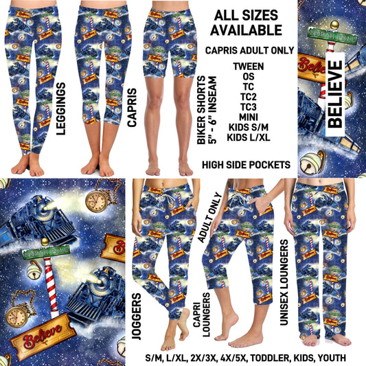 264BT - Believe Unisex Full Joggers/Full/Capri Loungers - Preorder ETA: Early Nov