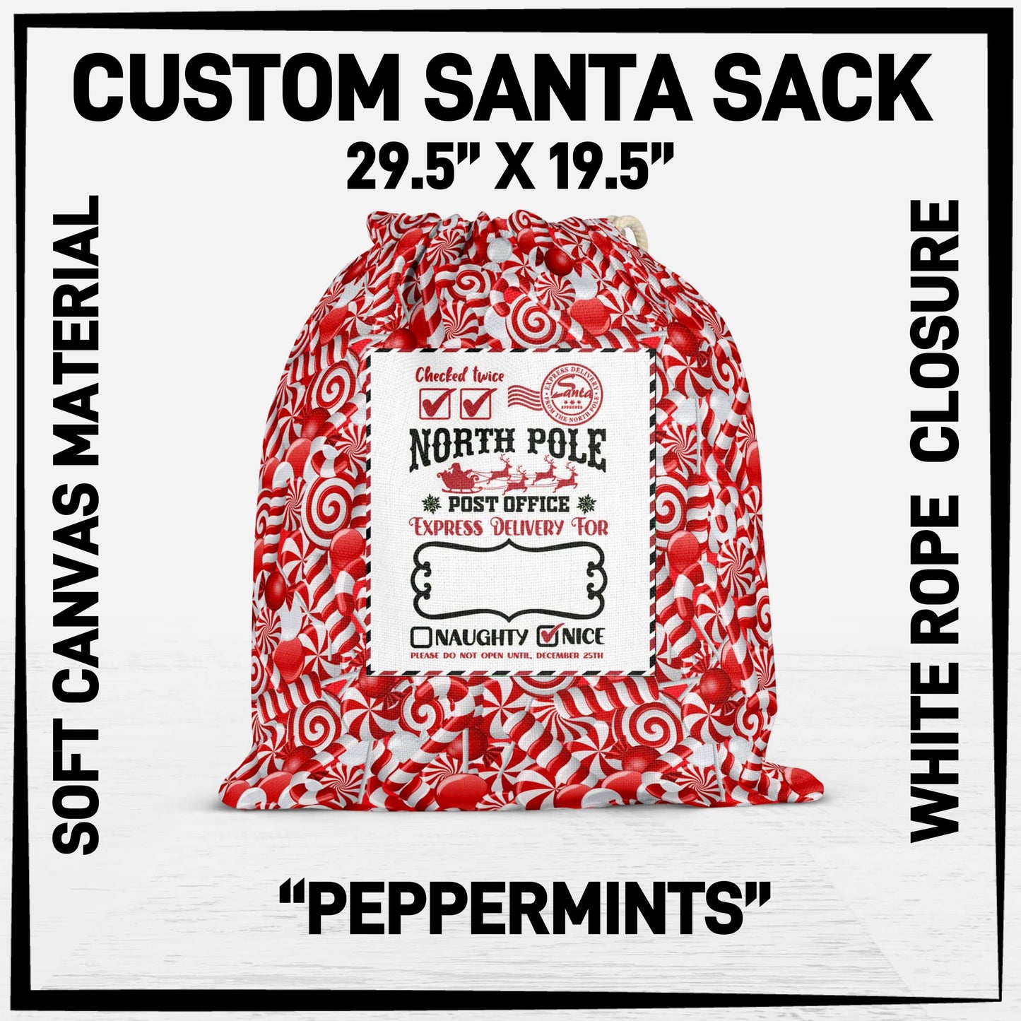 S3SK - Peppermints Santa Sack - Preorder ETA: Early Nov