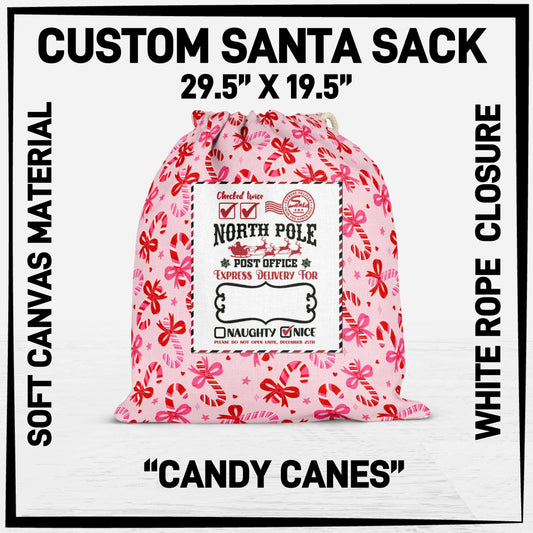 S3SK - Candy Canes Santa Sack - Preorder ETA: Early Nov