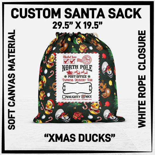 S3SK - Xmas Ducks Santa Sack - Preorder ETA: Early Nov
