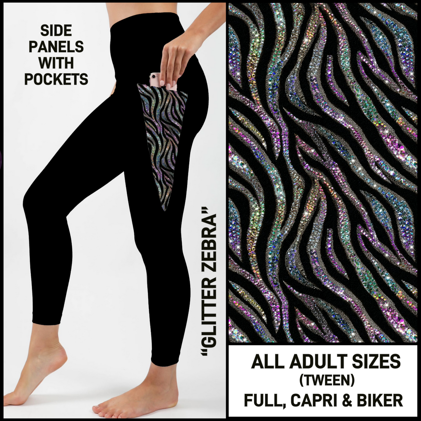 SP3P - Glitter Zebra - Preorder Closing 6/17 ETA: Mid-Aug