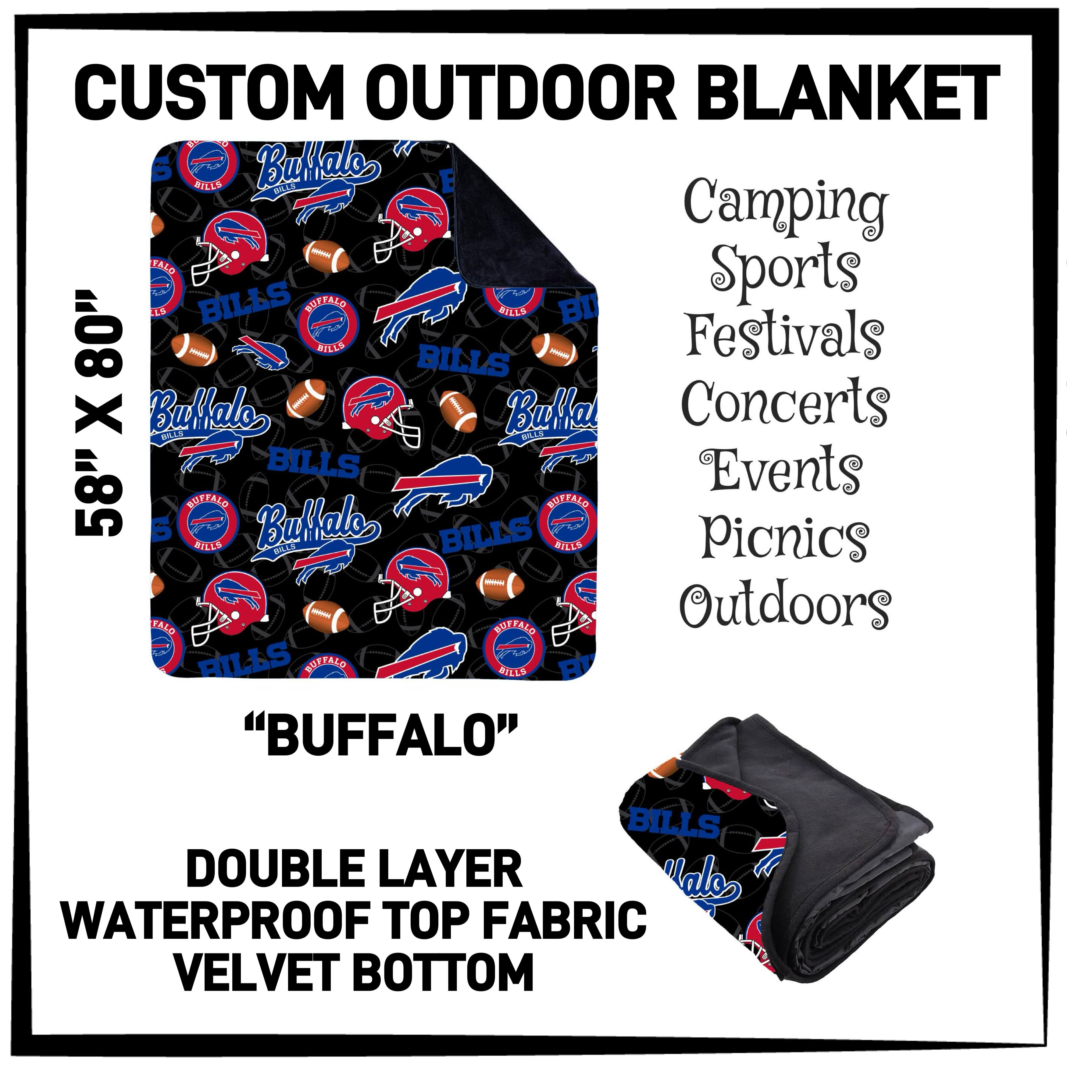 OU1B - Buffalo Outdoor Blanket - Preorder ETA: Late Feb