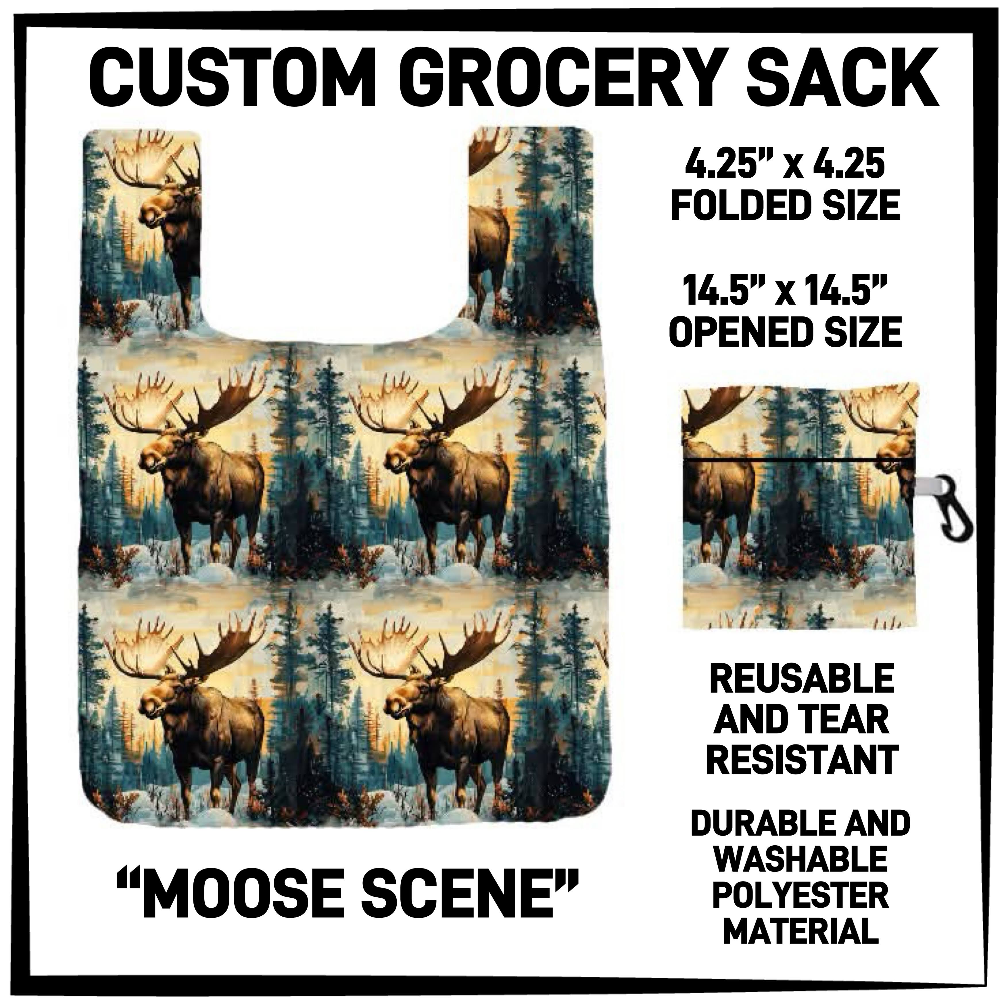 G2RY - Moose Scene Grocery Sack - Preorder ETA: Late Feb