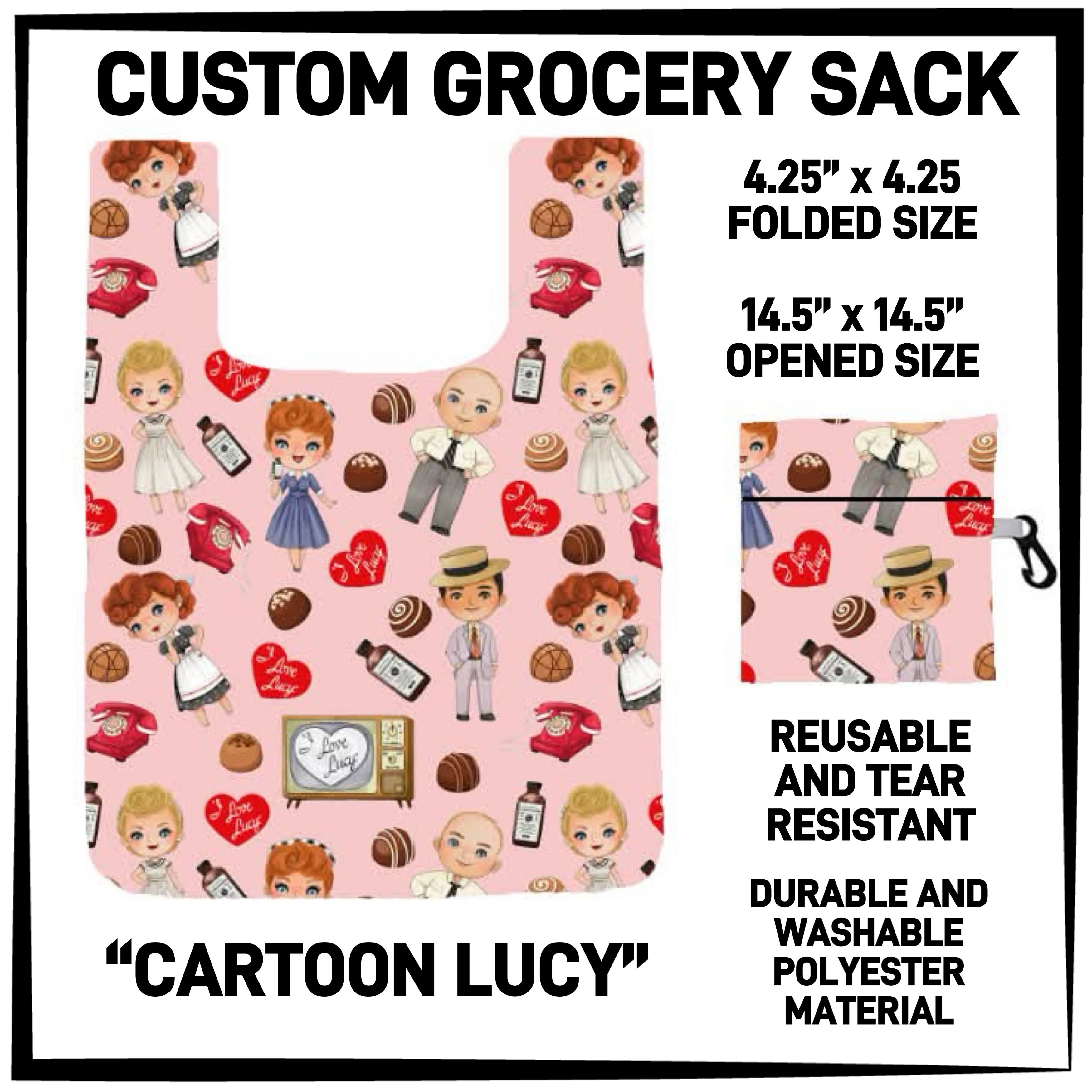 G2RY - Cartoon Lucy Grocery Sack - Preorder ETA: Late Feb