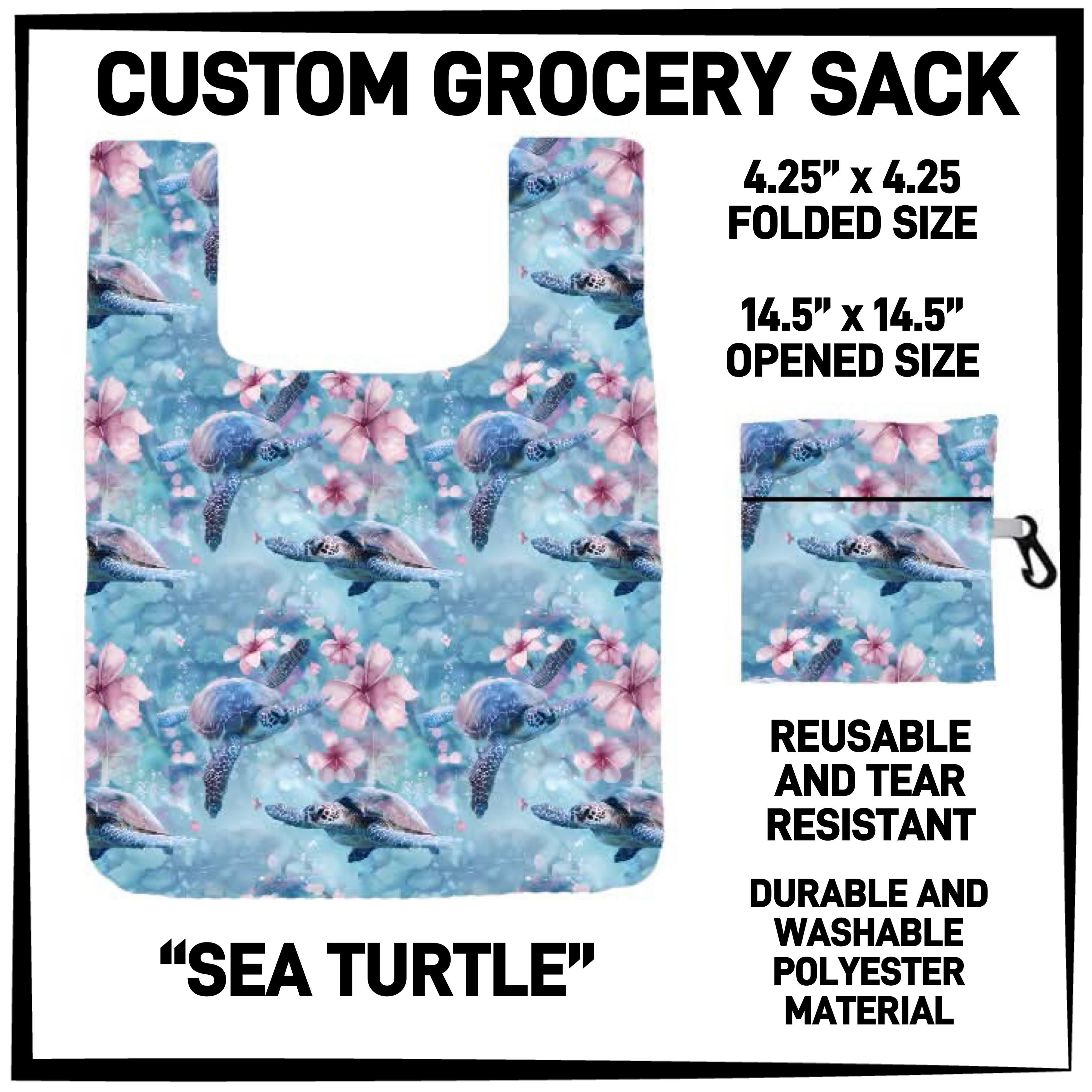 G2RY - Sea Turtle Grocery Sack - Preorder ETA: Late Feb