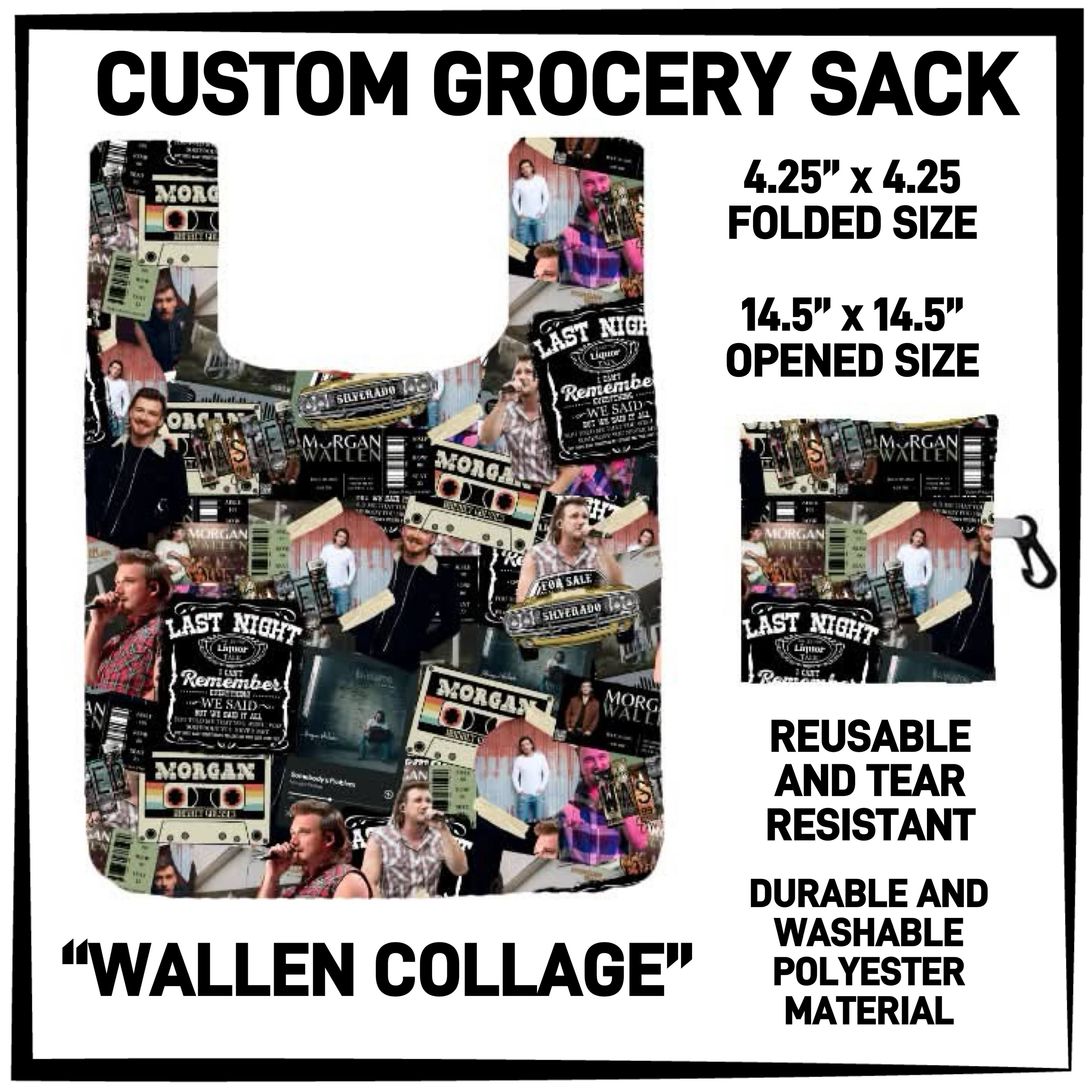 G2RY - Wallen Collage Grocery Sack - Preorder ETA: Late Feb