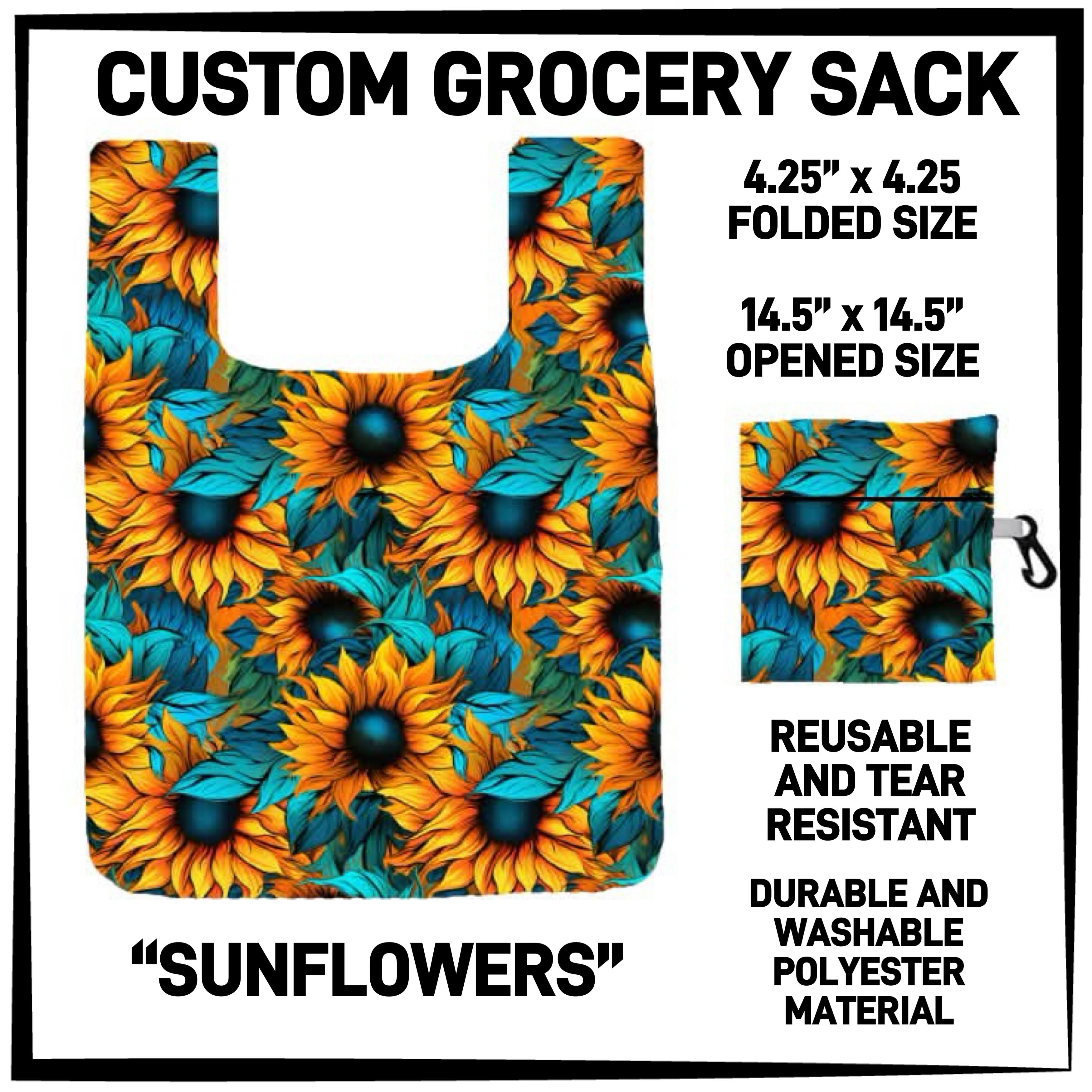 G2RY - Sunflowers Grocery Sack - Preorder ETA: Late Feb