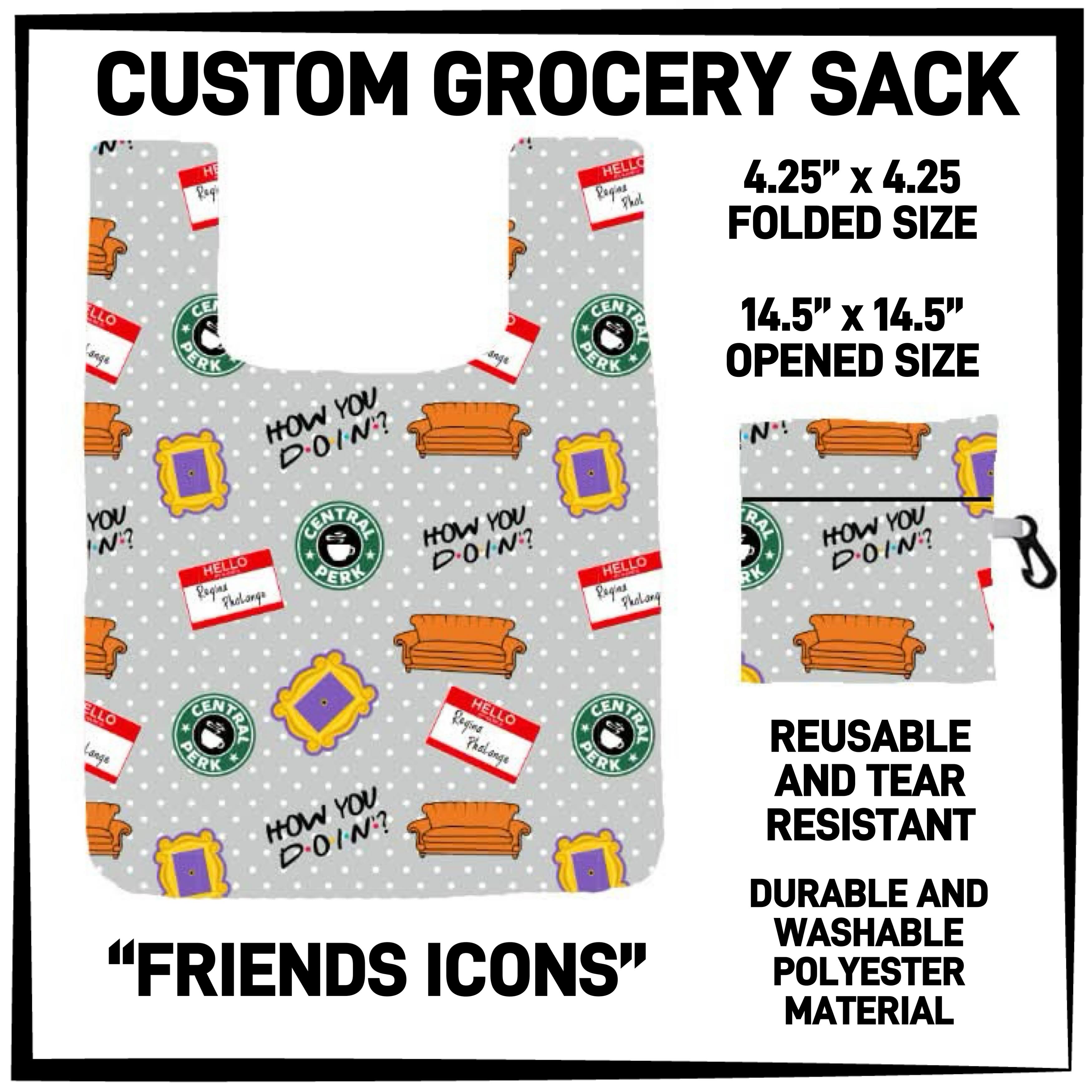 G2RY - Friends Icons Grocery Sack - Preorder ETA: Late Feb