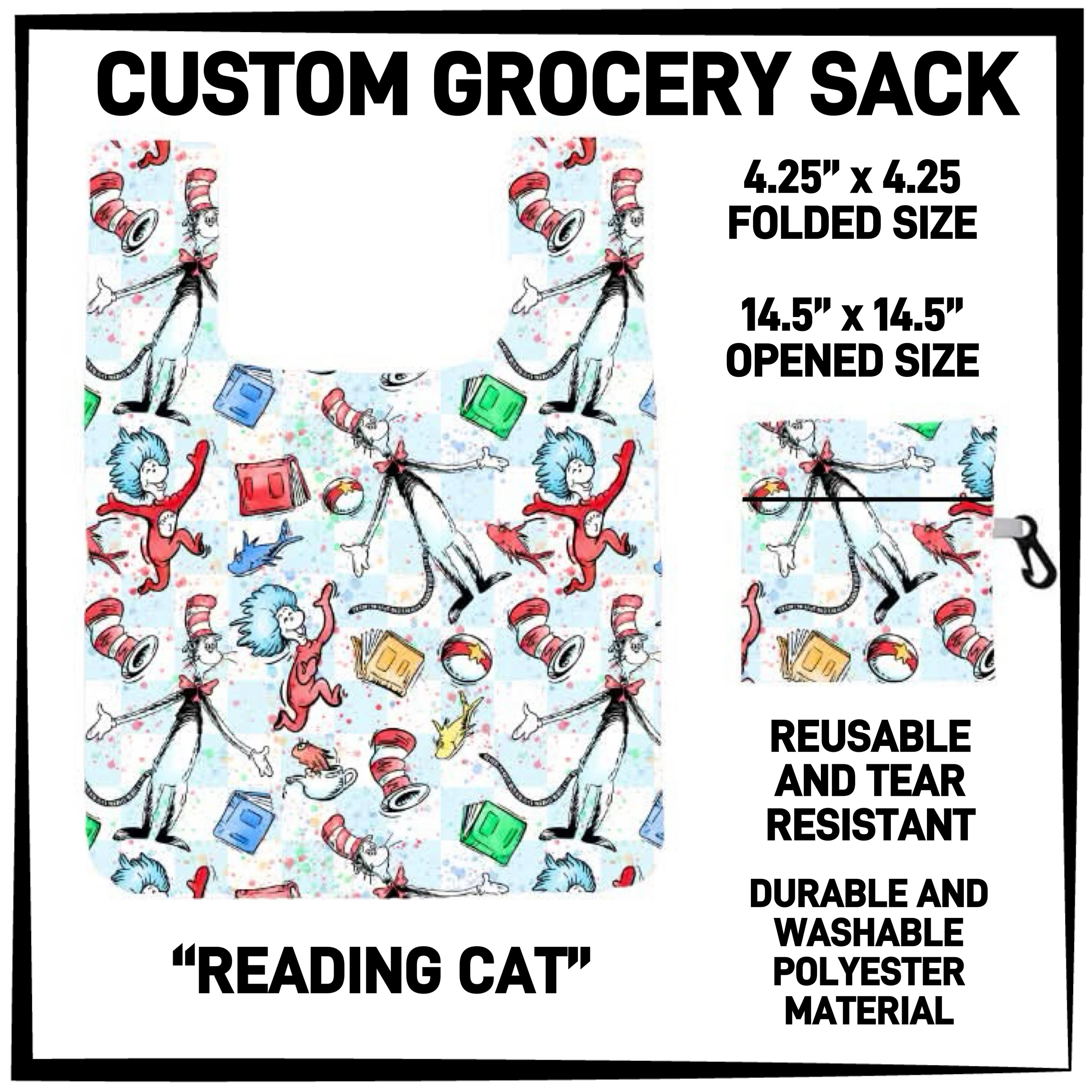 G2RY - Reading Cat Grocery Sack - Preorder ETA: Late Feb