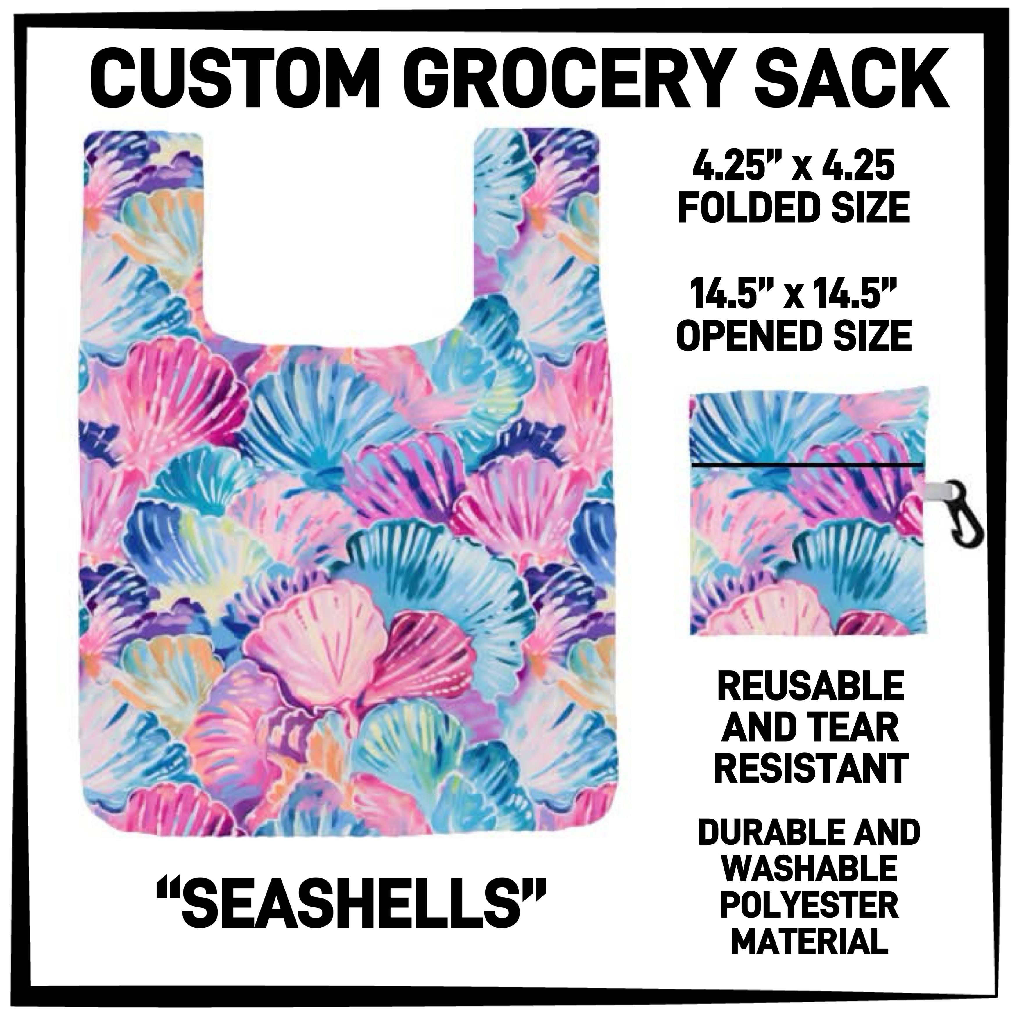 G2RY - Seashells Grocery Sack - Preorder ETA: Late Feb