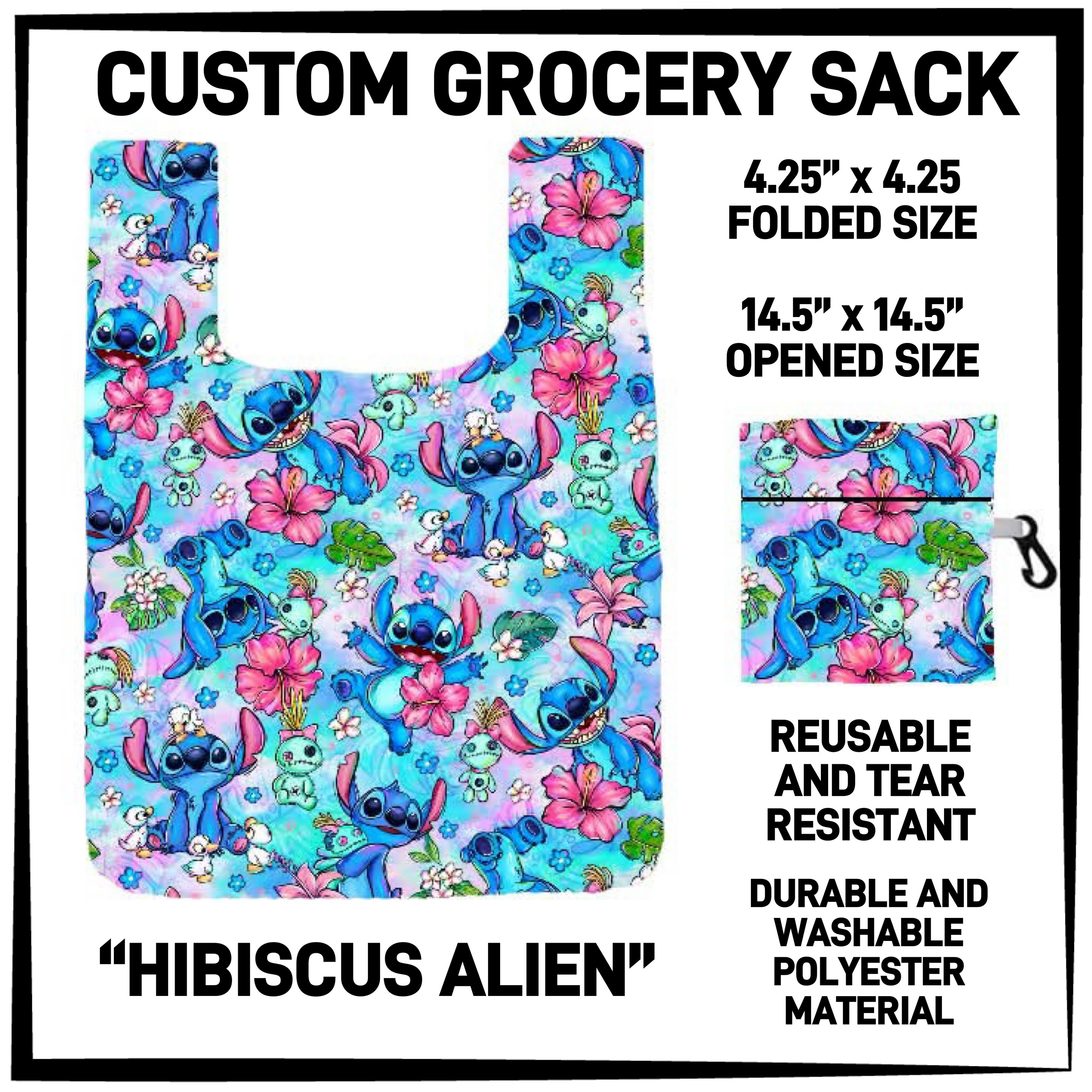 G2RY - Hibiscus Alien Grocery Sack - Preorder ETA: Late Feb