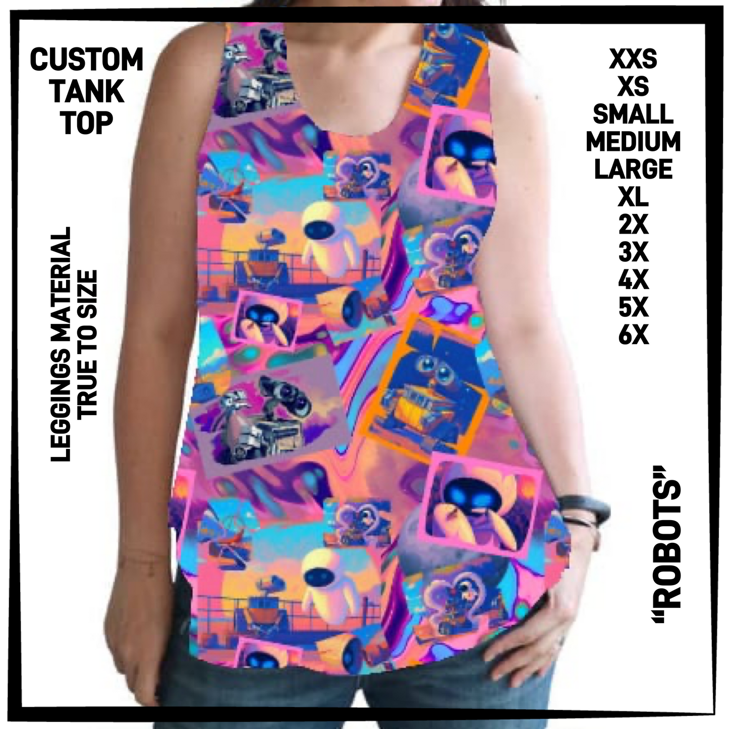 CTT1 - Robots Tank Top - Preorder Closing 6/23 ETA: Late Aug