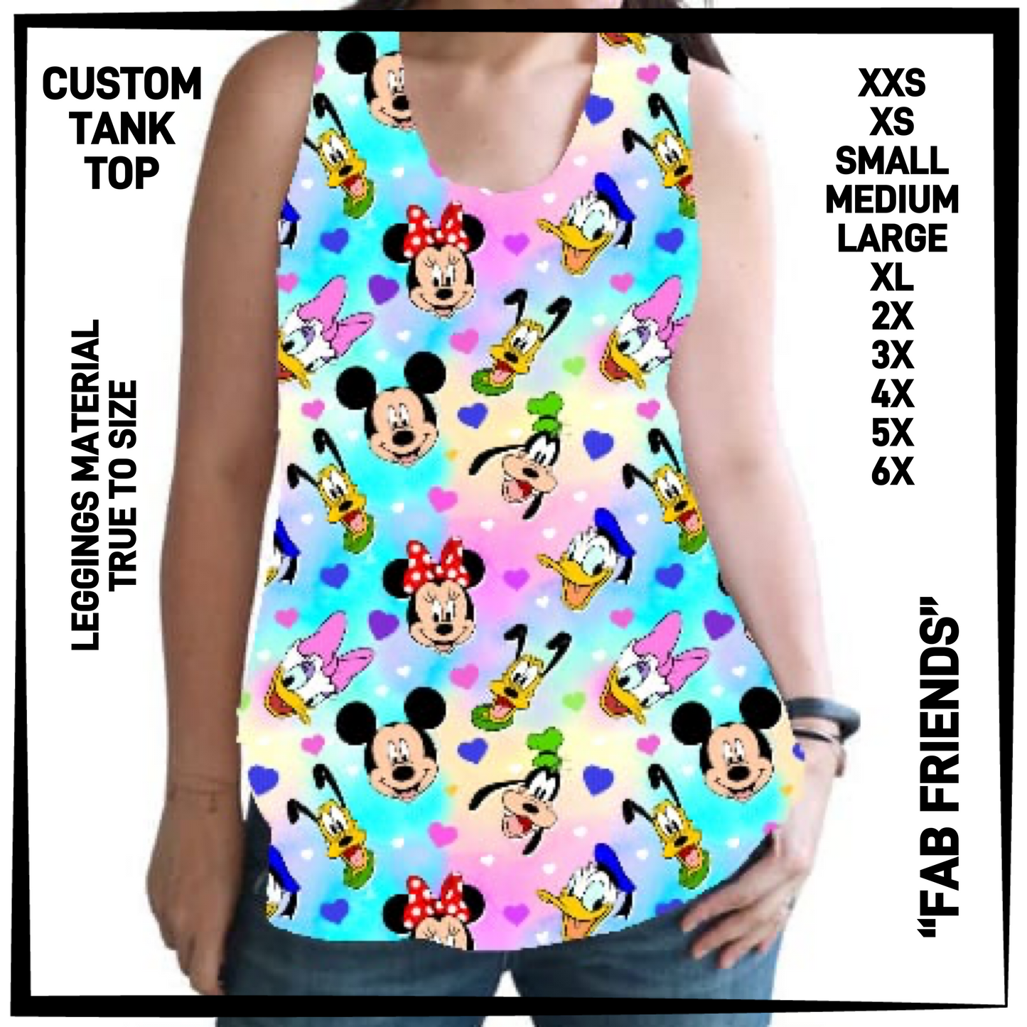CTT1 - Fab Friends Tank Top - Preorder Closing 6/23 ETA: Late Aug