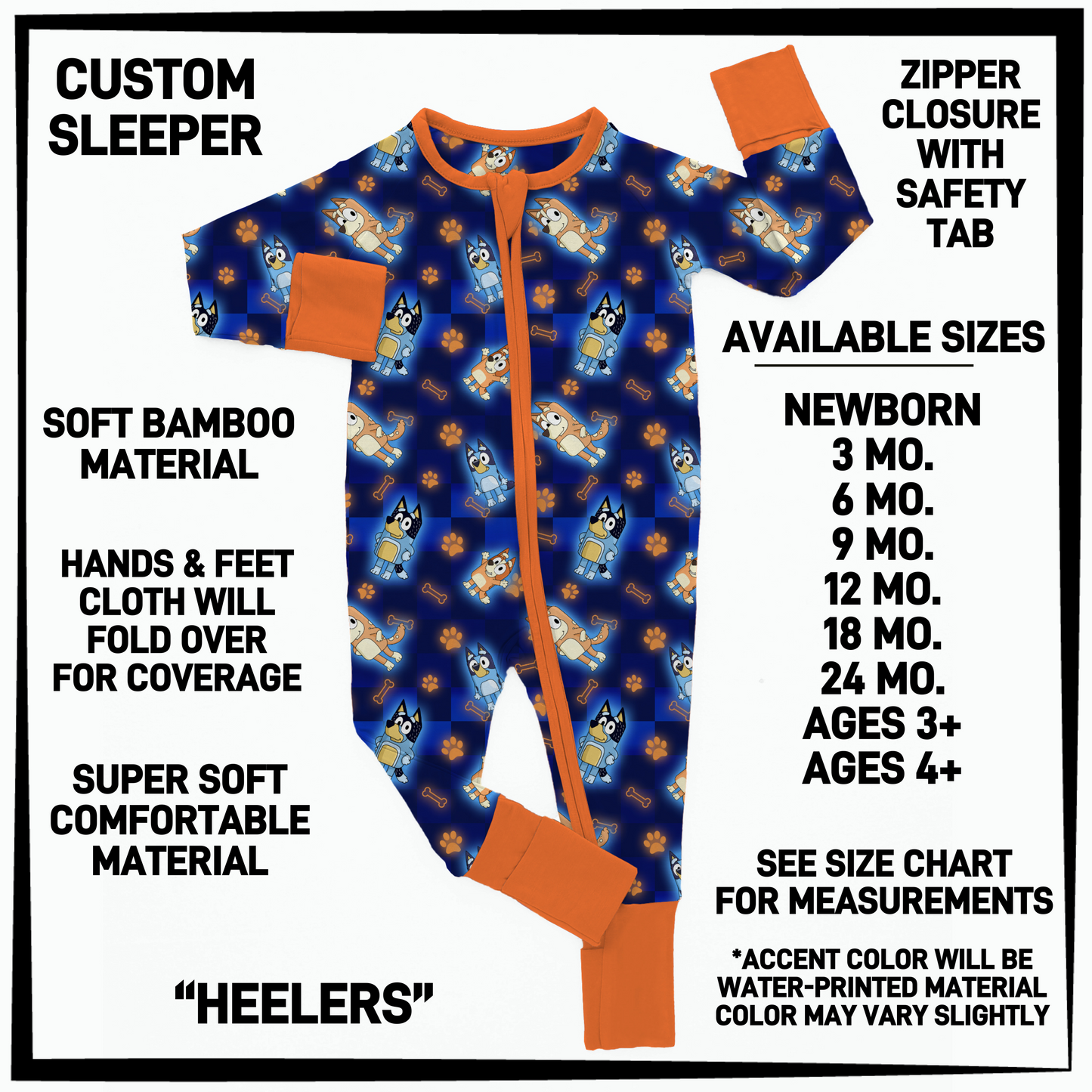 BY3S - Heelers Baby Sleeper - Preorder Closing 2/12 ETA: Late April