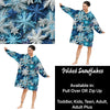Load image into Gallery viewer, Preorder! Closes 10/18. ETA Dec. Folded Snowflakes Blanket Hoodie