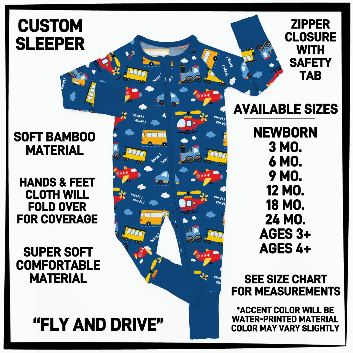 BY3S - Fly and Drive Baby Sleeper - Preorder Closing 2/12 ETA: Late April