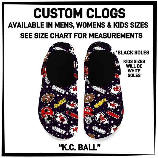 F25B - K.C. Ball Custom Clogs - Preorder ETA: Early Dec