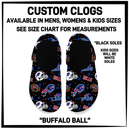 F25B - Buffalo Ball Custom Clogs - Preorder ETA: Early Dec