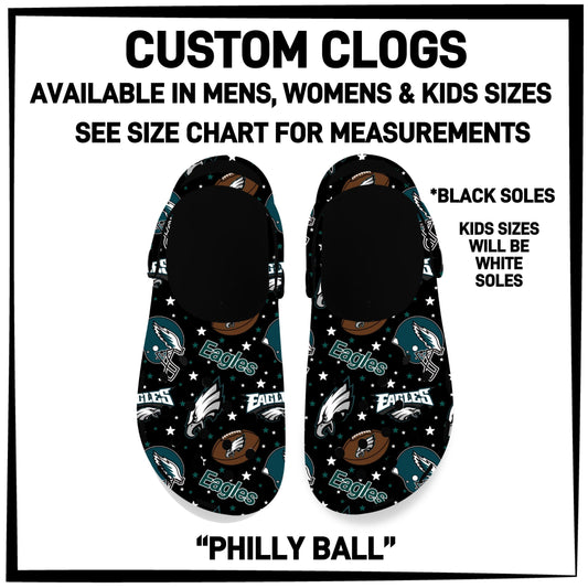 F25B - Philly Ball Custom Clogs - Preorder ETA: Early Dec