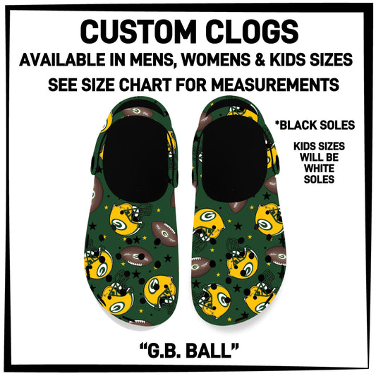 F25B - G.B. Ball Custom Clogs - Preorder ETA: Early Dec