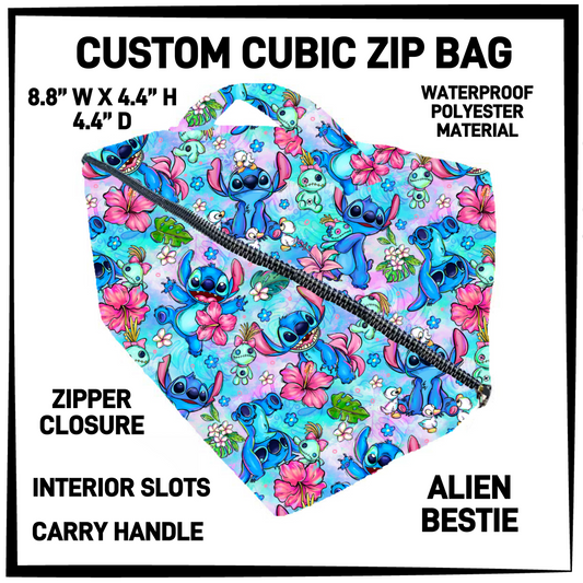 CZ1B - Alien Bestie Cubic Zip Bag - Preorder Closing 7/8 ETA: Early Sept