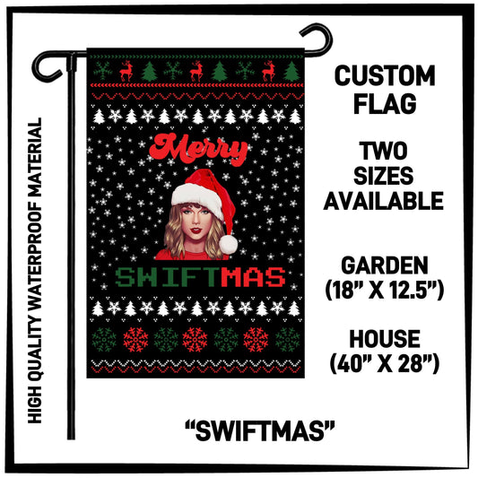 GH2F - Swiftmas Garden/House Flag - Preorder ETA: Early Dec