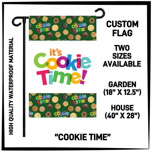 GH2F - Cookie Time Garden/House Flag - Preorder ETA: Early Dec