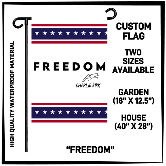 GH2F - Freedom Garden/House Flag - Preorder ETA: Early Dec