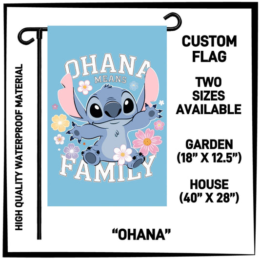 GH2F - Ohana Garden/House Flag - Preorder ETA: Early Dec