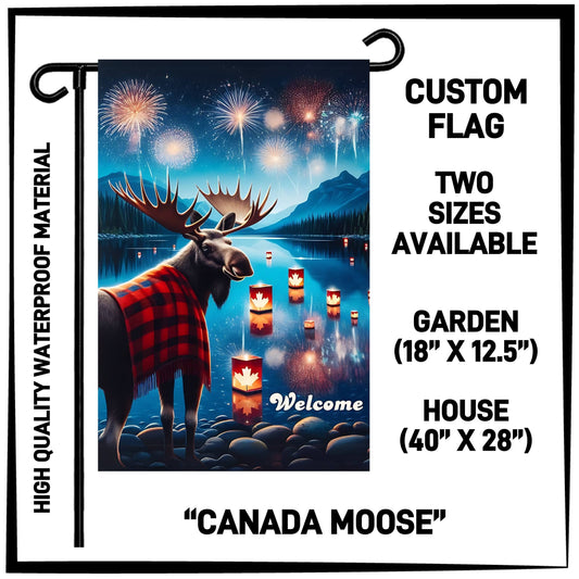 GH2F - Canada Moose Garden/House Flag - Preorder ETA: Early Dec