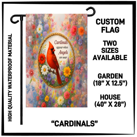 GH2F - Cardinals Garden/House Flag - Preorder ETA: Early Dec