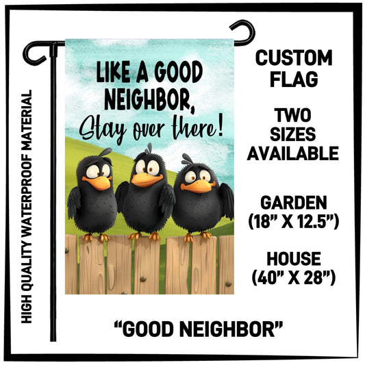 GH2F - Good Neighbor Garden/House Flag - Preorder ETA: Early Dec