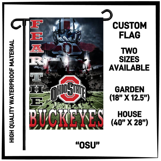 GH2F - OSU Garden/House Flag - Preorder ETA: Early Dec