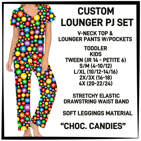 LN3S - Choc Candies PJ Lounger Set - Preorder ETA: Early Dec