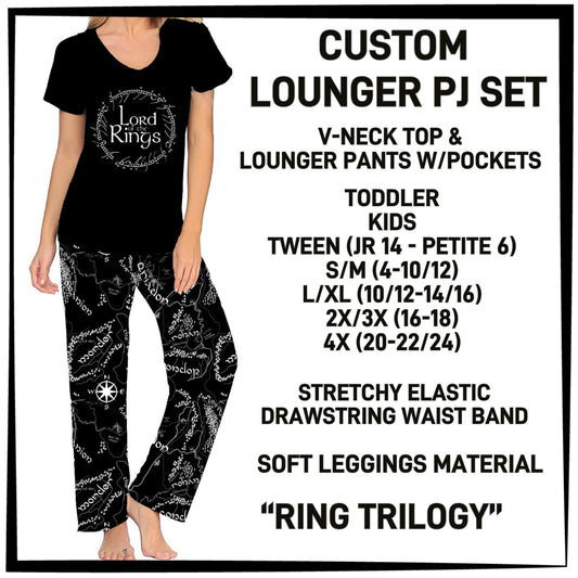LN3S - Ring Trilogy PJ Lounger Set - Preorder ETA: Early Dec