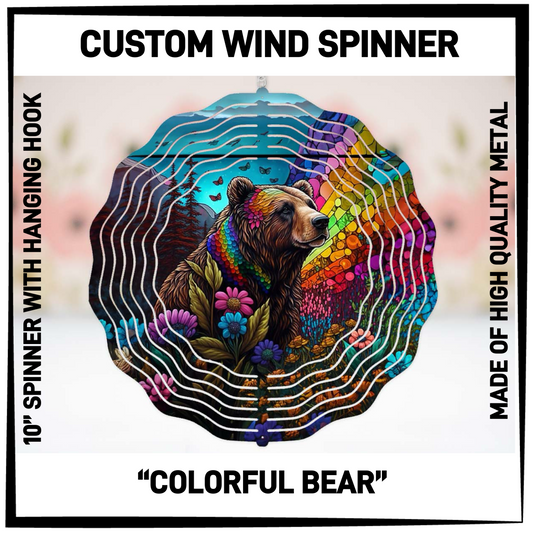 WP4S - Colorful Bear Wind Spinners - Preorder Closing 2/26 ETA: Late April