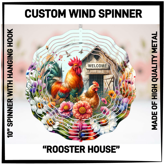 WP4S - Rooster House Wind Spinners - Preorder Closing 2/26 ETA: Late April