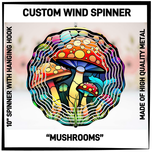 WP4S - Mushrooms Flowers Wind Spinners - Preorder Closing 2/26 ETA: Late April