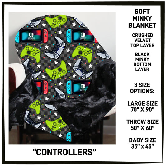 RTS - Controllers Minky Blanket